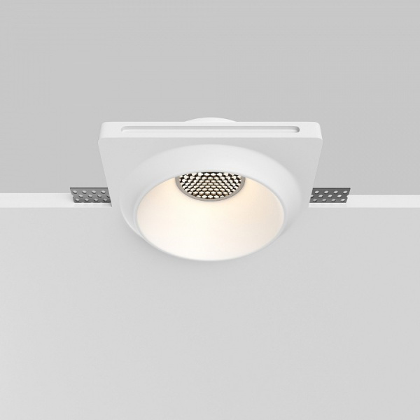 Встраиваемый светильник Maytoni Gyps Modern DL124-GU10-01-TRS-W
