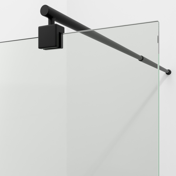 Душевая перегородка WasserKRAFT Rur 30W 110 30W46MB матовая черная