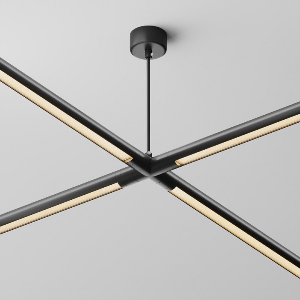 Токопровод X-образный центральный Maytoni CA017TX-P-B