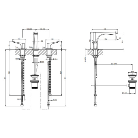 Смеситель для раковины Gessi Rilievo 59011#031