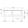 Акриловая ванна 190x90 см Duravit Darling New 700248000000000