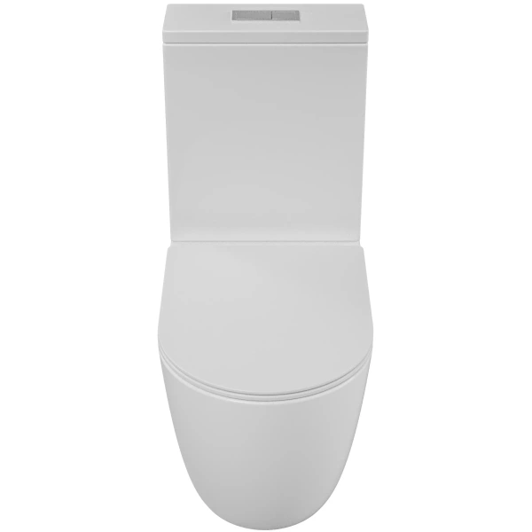 Унитаз-компакт Grossman GR-4494SQ безободковый, торнадо, с сиденьем микролифт, белый