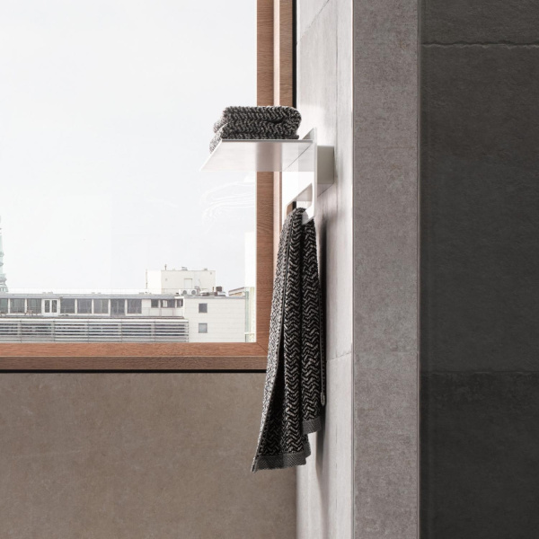 Полочка Keuco Edition 400 11575170030 анодированное серебро/белый