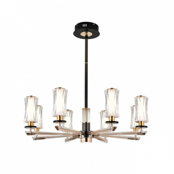 Люстра на штанге Indigo Grandioso 13038/8R Black