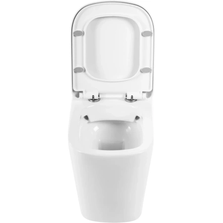 Приставной безободковый унитаз BelBagno Albano BB120CBR
