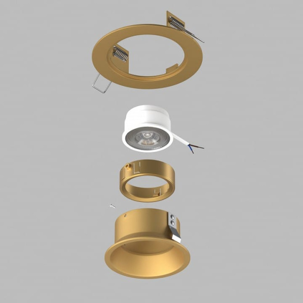 Встраиваемый светильник Lightstar Domino D61303GMOD