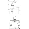 Смеситель на борт ванны hansgrohe Focus 31523000
