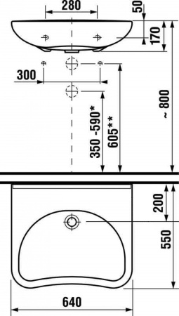Раковина Roca Access 64х55 ZRU9307660