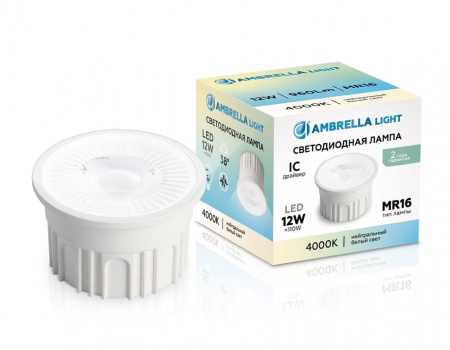 Лампа светодиодная Ambrella Light   12Вт 4000K 212302