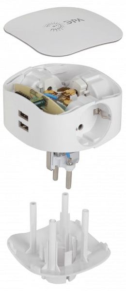 Разветвитель Эра  SP-3e-USB-W