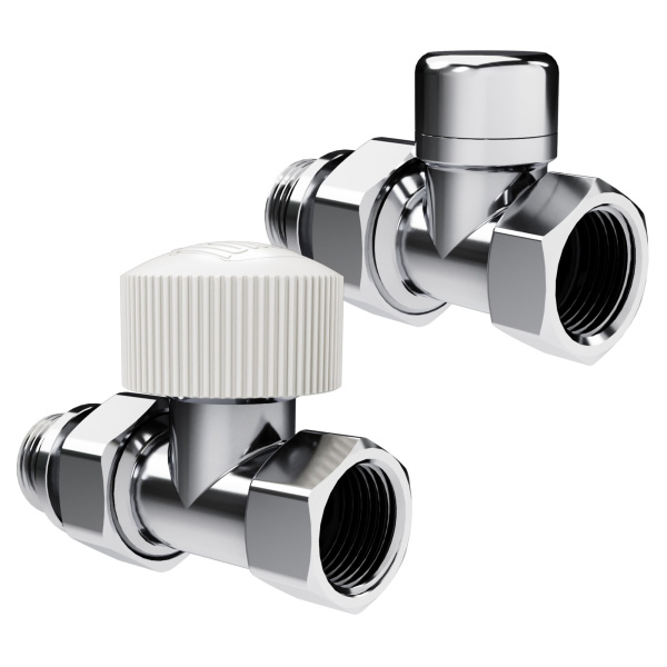 Набор термостатический прямой Royal Thermo Design 1/2"М30х1,5 (Хром)