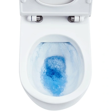 Унитаз подвесной SSWW CT2039V безободковый, с сиденьем микролифт, белый