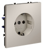 Розетка с заземлением без рамки Voltum S70 VLS040103
