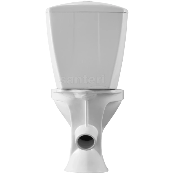 Унитаз-компакт Santeri Versia 1.P401.5.S00.00B.F (4607143310834) косой выпуск, с сиденьем, белый