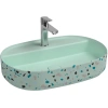 Раковина 60x40 см Isvea Infinity Terrazzo 10NF65060-TRZ-2T