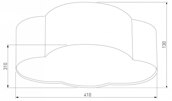 Накладной светильник TK Lighting Cloud 4228 Cloud