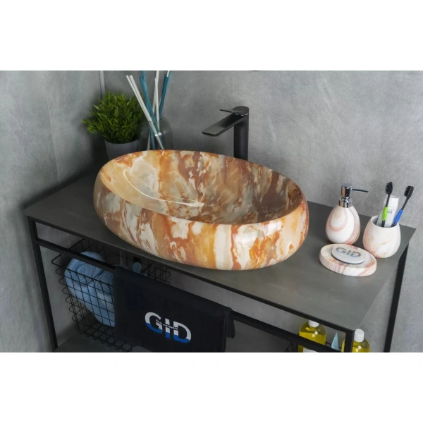Раковина 59x40 см GID Stone Edition Mnc169