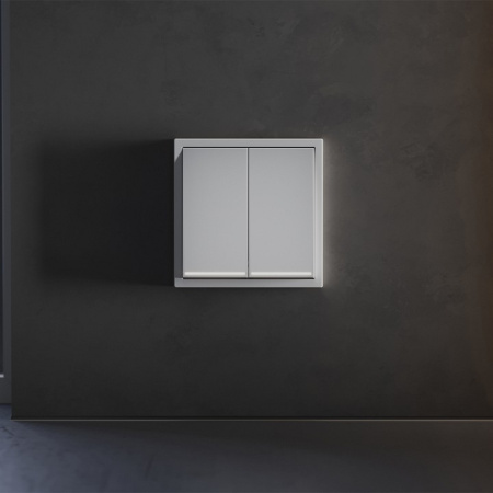 Клавиши для выключателя двухклавишного с подсветкой Voltum S70 VLS000416