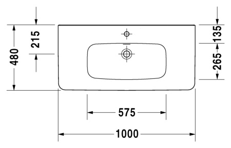 Раковина Duravit DuraStyle 2320100000