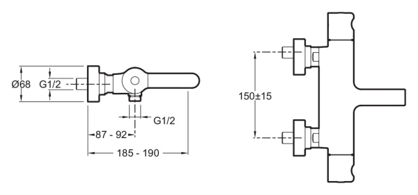 Смеситель для ванны Jacob Delafon SINGULIER E10870-CP