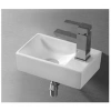 Раковина CeramaLux 9048GTL 29,5x18 см L, рукомойник, белый