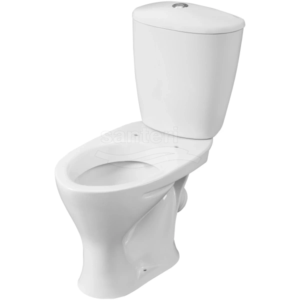 Унитаз-компакт Santeri Versia Комфорт 1.P403.3.S00.00B.F (4607143319318) косой выпуск, с сиденьем, белый