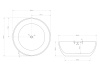 Акриловая ванна Abber 150x150 AB9279