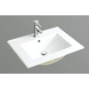 Раковина CeramaLux 9060E 61x46,5 см, накладная, белый