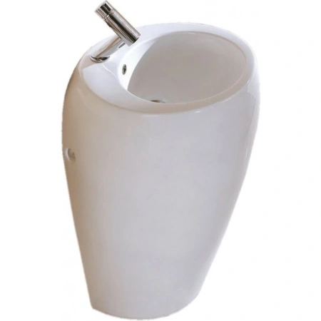 Раковина CeramaLux 1001 52,5x55 см, напольная, белый