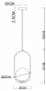 Подвесной светильник Arte Lamp Matisse A7746SP-1AB