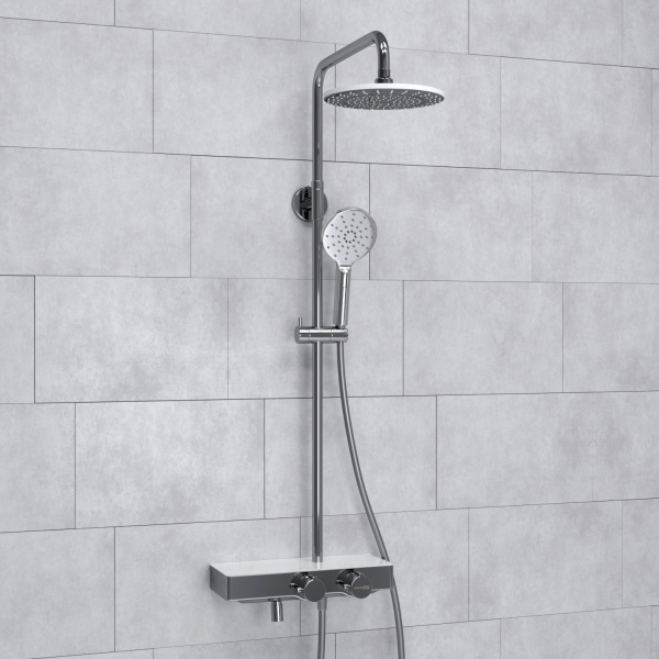 Душевая стойка WasserKRAFT A113.067.127.CH Thermo