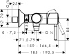 Смеситель для душа hansgrohe Talis Classic 14161000