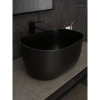 Раковина-чаша GID N9302bg 45x32 см, накладная, черный графит