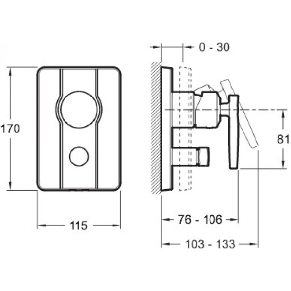 Смеситель Jacob Delafon Panache E98716-CP