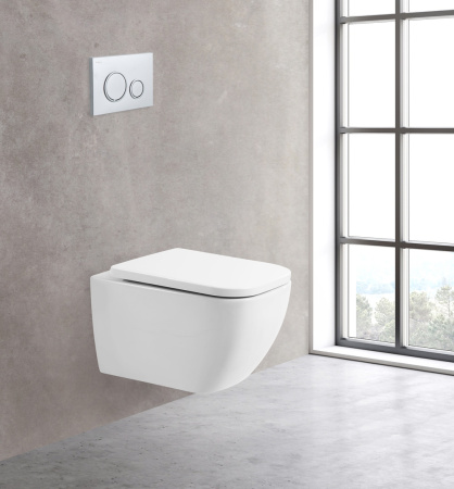 Унитаз подвесной BelBagno Alpina BB10100CHR/SC