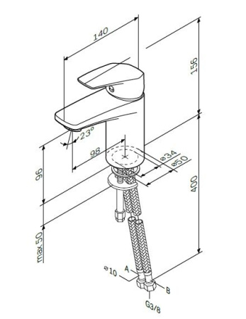 Смеситель для раковины Am.Pm Gem F9093000
