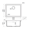 Кухонная мойка Omoikiri Yamakawa 55-Integra 4997263 графит