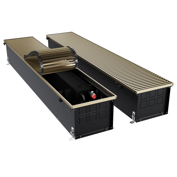 Конвектор внутрипольный Royal Thermo ATRIUM TURBO-190/250/2400-DG-U-AU
