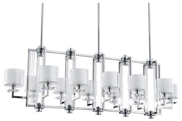 Люстра на штанге Newport 4400 4408+4/S chrome