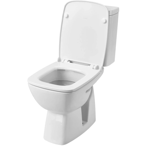 Унитаз-компакт Santek Нео Лайт 1.WH30.2.409 косой выпуск, с сиденьем микролифт, белый