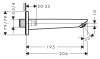 Излив для ванны hansgrohe Logis 71410000