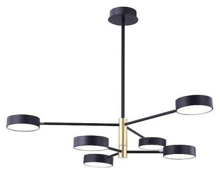 Люстра на штанге Freya Tibo FR6048CL-L6GR