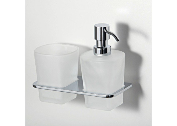 Держатель дозатора и стакана WasserKRAFT Leine K-5089
