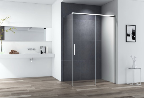 Душевой уголок Cezares Duet Soft-M 150x80 SOFT-M-AH-1-150/80-C- Cr