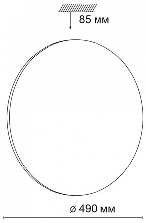 Накладной светильник Sonex Vaka 3042/EL