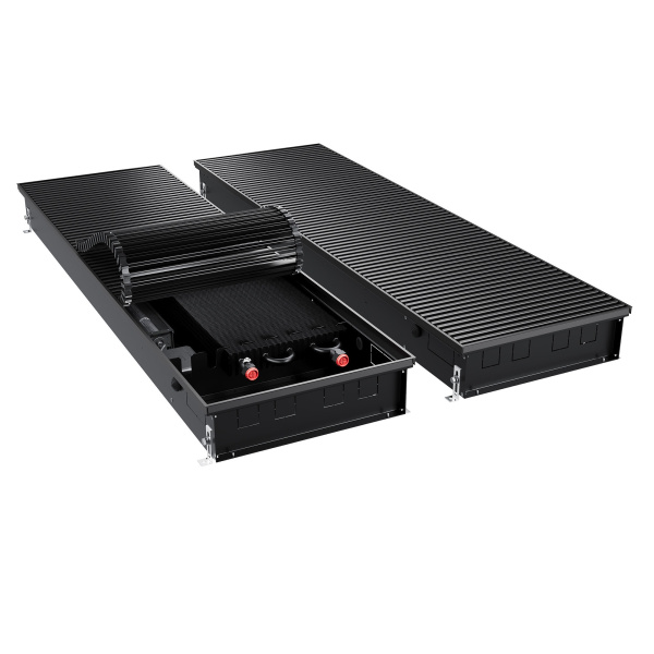 Конвектор внутрипольный Royal Thermo ATRIUM TURBO-110/400/2300-DG-U-BL