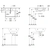 Раковина 55x44 см Villeroy & Boch Subway 3.0 4A70F601