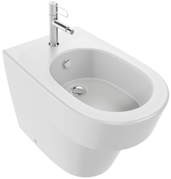 Смеситель для биде Jacob Delafon Odeon Rive Gauche E21033-BL-BL корпус черный ручка черная