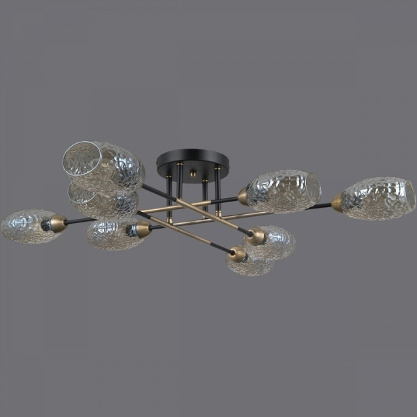 Потолочная люстра ILLUMICO IL0255-8CSQ-79 BK AB