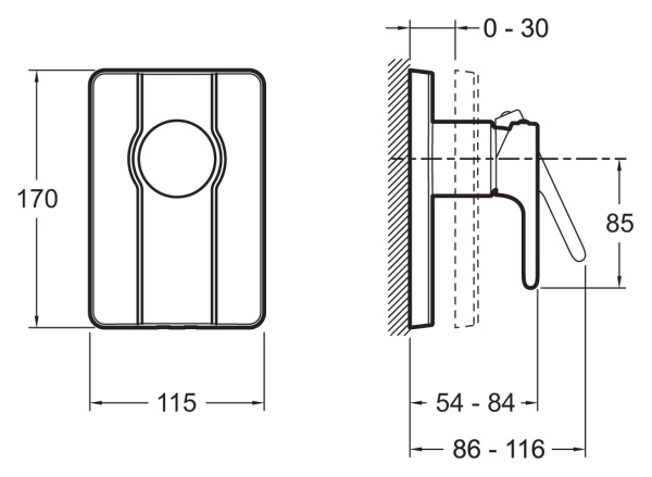 Смеситель Jacob Delafon Singulier E98708-CP